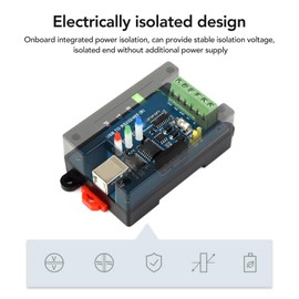 Convertidor USB a RS232 RS485, Convertidor Aislado Industrial con Chip FT232RNL con 3 Indicadores LED, Aislamiento Digital Integrado a Bordo, para Equipos de Control Industrial