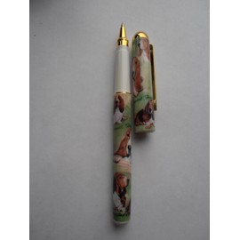 Basset Hound Roller Ball Pen Designer Ruth Maystead