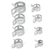 Onewer Hose Clamp Kit, 160 Pcs Hose Clamps Silver 304