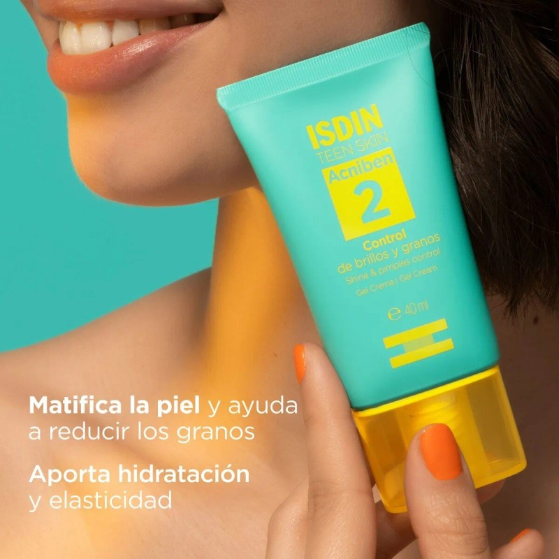Isdin Acniben control De Brillos Y Granos Gel Crema Fac 40ml