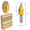 TAIWAIN Router Bit Set 1/2 Inch Shank 5PCS, Tongue Groove