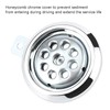 Universal Powerful 105dB Motorcycle Horn with Chrome Lid Honeycomb Pattern