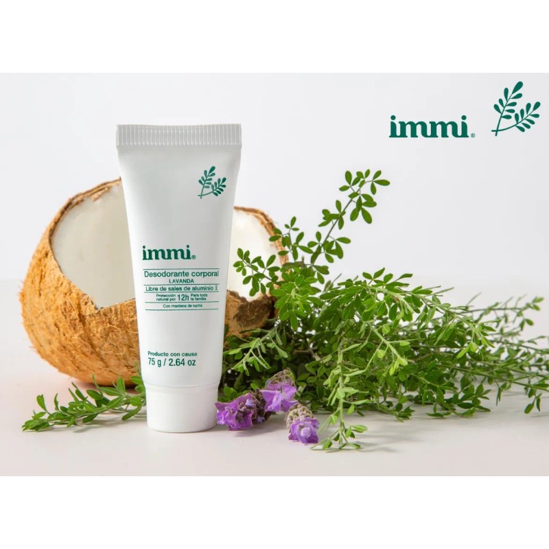 Desodorante Depresible Orgánico Corporal Immi® 75 Gr