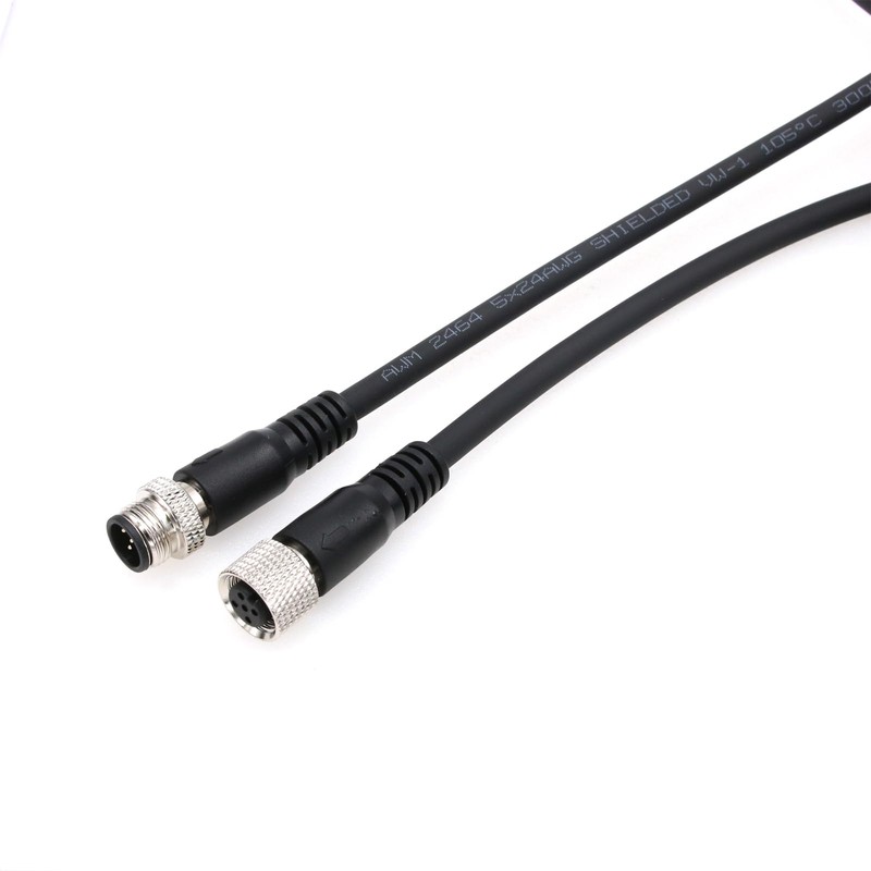HangTon M12 - Cable blindado de señal de sensor macho