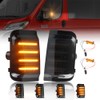ATROVI LED Sequential Side Mirror Marker Lights for 2014-2023 DODGE