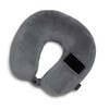 Brookstone Microbead Travel Head and Neck Pillow Lightweight and Plush