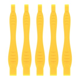 MECCANIXITY 5pcs Universal Pry Spudger Tool, Phone Pry Opening Tool Plastic Crowbar for Cell Phone, PC, Laptop Tablet Screen Repairing, Yellow