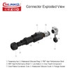 CNLINKO LP-16 Industrial Waterproof Connector IP68 Circular Connector Quick Plugging