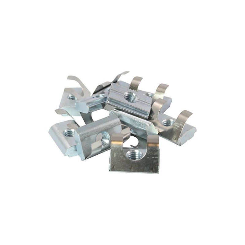 10x T-Slot Nut Sliding Block swivel-in with spring Slot 10