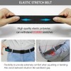 LionVII Men's Elastic Stretch Belt, 2-in-1 Reversible Web Belt with