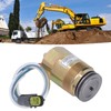 Hydraulic Pump Solenoid Valve Brass 2 Pins Excellent Performance Excavator