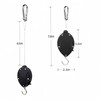 SGGRT 2PCS Upgrade Retractable Plant Hanger, Strong Stainless Steel Rope,