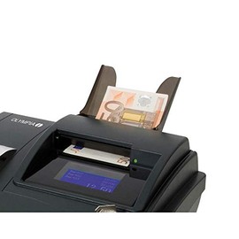 Olympia 947990003 Currency Detector for Euro Prüfzeit Light Grey/Anthracite