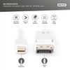 DIGITUS DisplayPort Anschlusskabel, mini DP - DP St/St, 3.0m, m/Verriegelung,