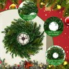 2 Pcs Christmas DIY Gree Wreath 10 Inch Christmas Green