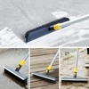 Yocada Floor Scrub Brush Telescopic Handle 2 in 1 Scrape