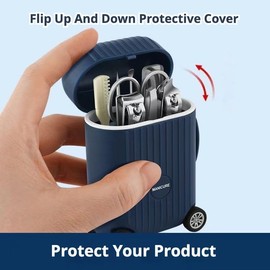 Manicure Set Personal Care Nail Clipper 8 PCS Nail Clipper Set - Nail Tools,Professional Nail Care kit(Blue)