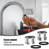 WELANE Faucet Adapter, 2 PCS Male Female Sink Faucet Adapter