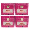 Satya Rose Incense Cone x4 pack, used for Aromatherapy, Spa,