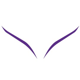 Calcomanía de vinilo reflectante para carenado de motocicleta, color morado