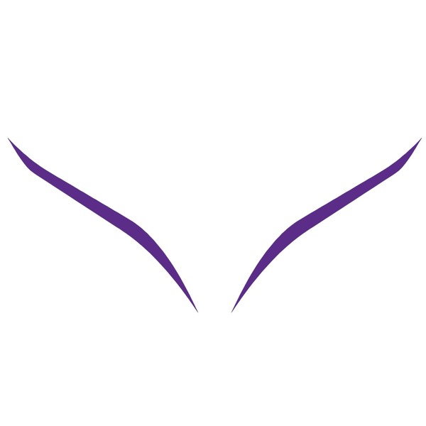 Calcomanía de vinilo reflectante para carenado de motocicleta, color morado