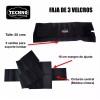 Techno Faja Tres Velcros + Vendas Rodillas + Guantes Gym