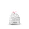 Brabantia PerfectFit Trash Bags (Size J/5.3-6.6 Gal) Thick Plastic Trash