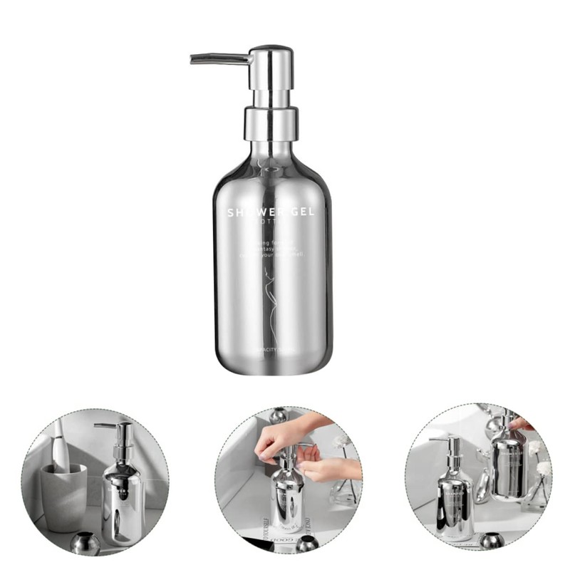 OATIPHO Shampoo Body Wash Lotion Dispenser Polished Design Easy Refill