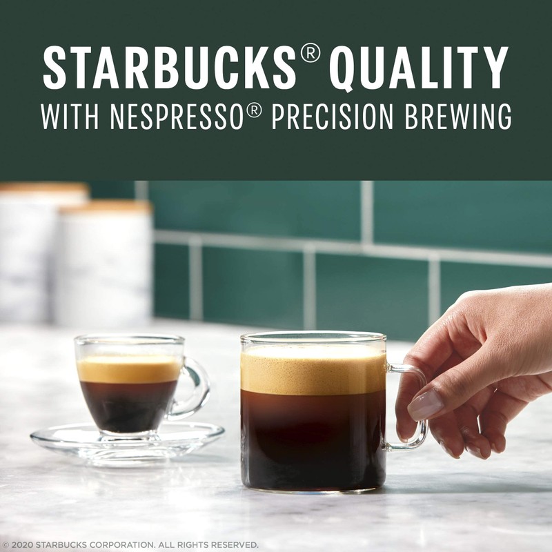 Starbucks by Nespresso Vertuo, Dark Roast Variety Pack Coffee, 32-count