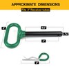 Wellmax 2-Pack 5/8" x 4-1/2" Steel Hitch Pin with 4pcs
