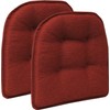 Klear Vu Omega Non-Slip Chair Cushions, Assembled in USA, U-Shaped