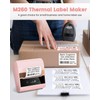 Memoking Label Maker Machine, Portable Label Printer M260 3 inch