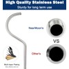 NearMoon Shower Extension Arm with Flange - S Shaped High