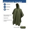 FROGG TOGGS Standard Waterproof Breathable Poncho Tarp, Army Green