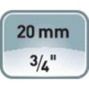 Gedore 1956477 Hexagon Socket 3/4 0.6 inch (14 mm)