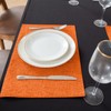 Linen Fabric Placemats Set of 4, Machine Washable, Heat Resistant,
