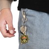 WiiFiive One Piece Keychain with Anime Jolly Roger Charm, One