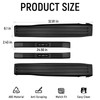ZZEQYG 4 Pcs ABS Carbon Fiber Door Sill Protector Compatible