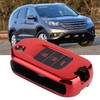 Carbon Fiber Style Folding Car Key Fob Cover Protective Case