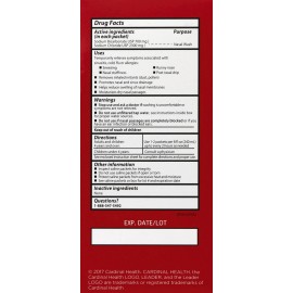 Leader Saline Solution Packets Nasal Wipes Refill Allergies Infections Breathing 100 ct