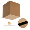BTSKY PU Leather Squre Tissue Box Cover - Household/Office Cube