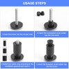 Motorcycle Handlebar Weights Handlebar Ends Motorcycle CNC 22 mm Black