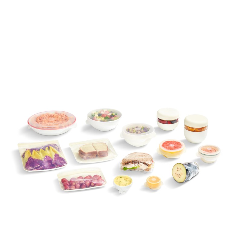 W&P Sustainable Kitchen Set, 14 Pieces - Cream