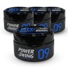 Mise-en-scène Power Swing Hair Super Hard Matte Cream Wax 9 80g 4pcs / 미쟝센 파워스윙 헤어 슈퍼 하드 무광 크림 왁스 9 80g 4개