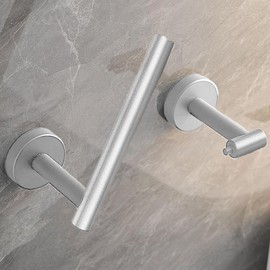 Tissue Holder - Wall Mount Tissue Roll Holder - Rotating Napkin Dispenser Bathroom Accessories for Hotel Restroom Wall