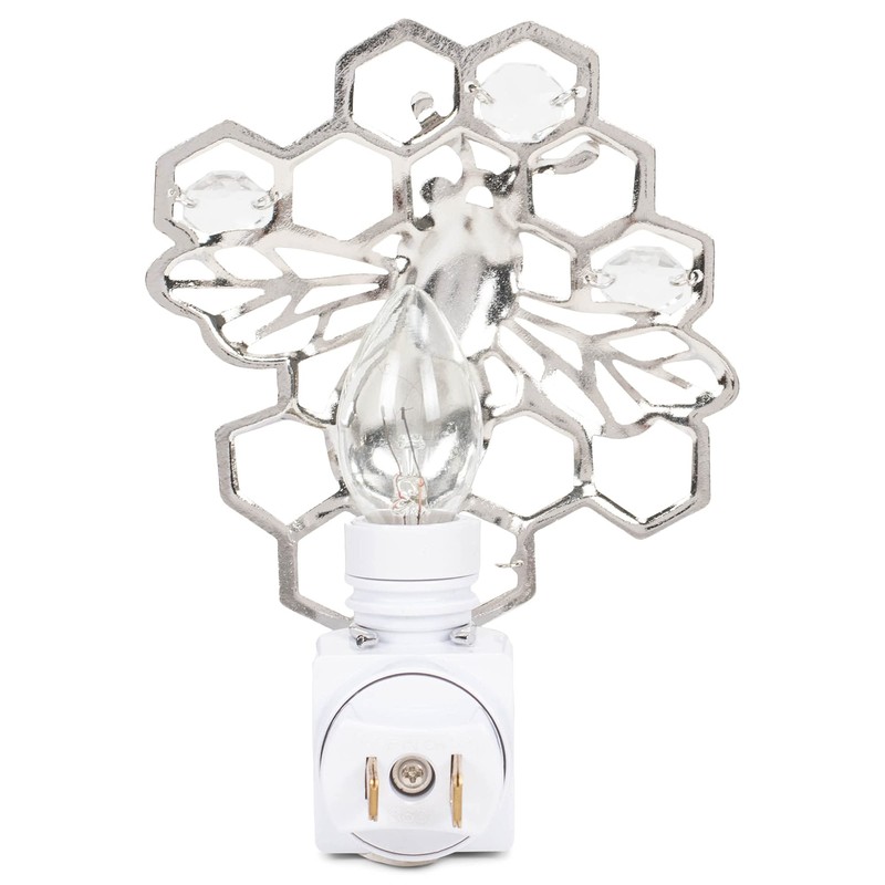 Ganz CG173576 Bee with Crystals Night Light, Multicolor