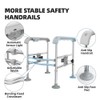 EldHilfe Toilet Safety Handrail for Elderly with Sensor Light, Toilet