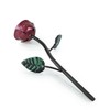 DreamsEden Metal Rose, Iron Anniversary Steel Flower with Stand