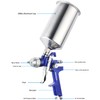 ENDOZER Professional HVLP Gravity Feed Air Spray Gun Set with