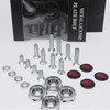 License Plate Screws Fastener Kit, 4 PCS License Plate Screws